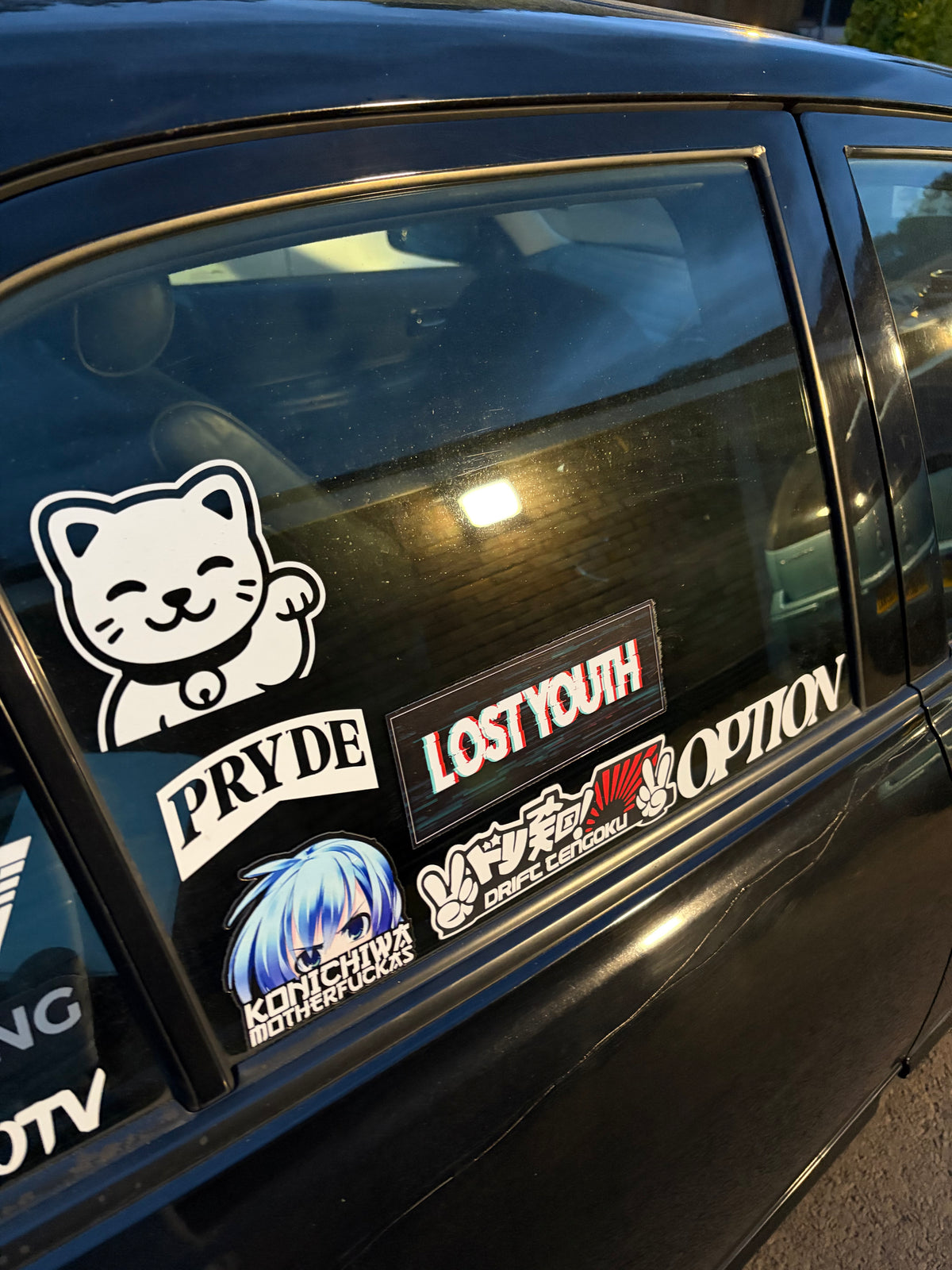 Glitch slap sticker